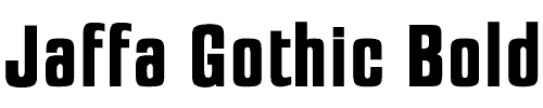 OPTI Jaffa Gothic Bold