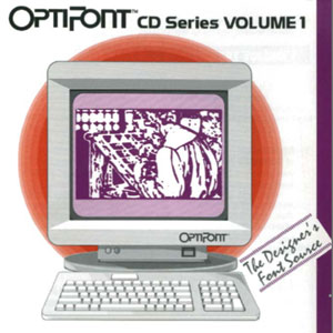 Cover of OptiFont CD Series Vol 1 - The Designer's Font Source
